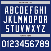 Custom Royal White Authentic Baseball Jersey