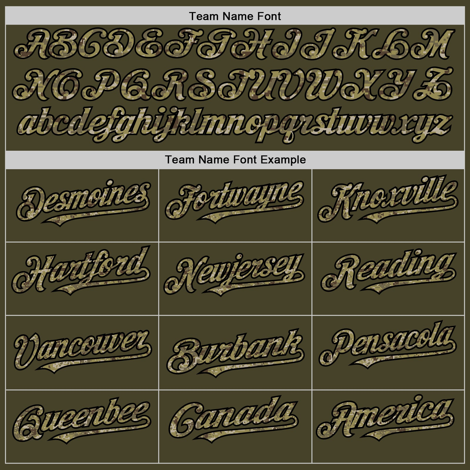 Custom Olive Camo Black-Cream Line Authentic Salute To Service Baseball Jersey