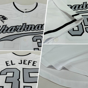 Custom White Silver-Black Authentic Baseball Jersey