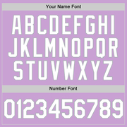 Custom Light Purple White-Gray Authentic Baseball Jersey