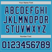 Custom Panther Blue Navy-White Authentic Baseball Jersey