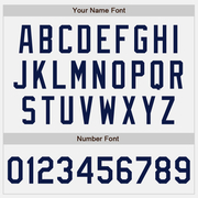 Custom White Navy Authentic Baseball Jersey