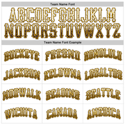 Custom White Brown-Gold Authentic Drift Fashion Baseball Jersey