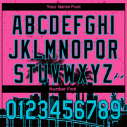 Custom Pink Lakes Blue-Black 3D Miami Palm Trees City Edition Authentic Baseball Jersey