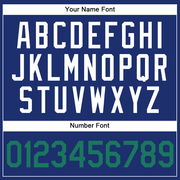 Custom Royal Kelly Green-White Authentic Baseball Jersey