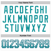 Custom White Teal-Navy Authentic Drift Fashion Baseball Jersey