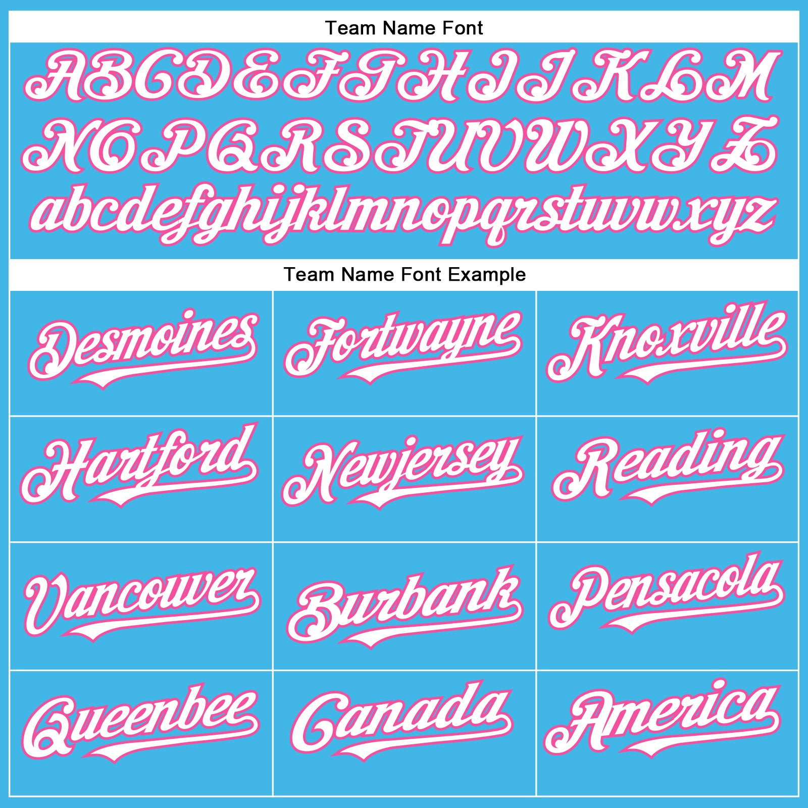 Custom Sky Blue White-Pink Authentic Baseball Jersey