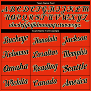 Custom Orange Black-Old Gold Authentic Baseball Jersey