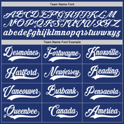 Custom Royal White-Red Authentic Baseball Jersey