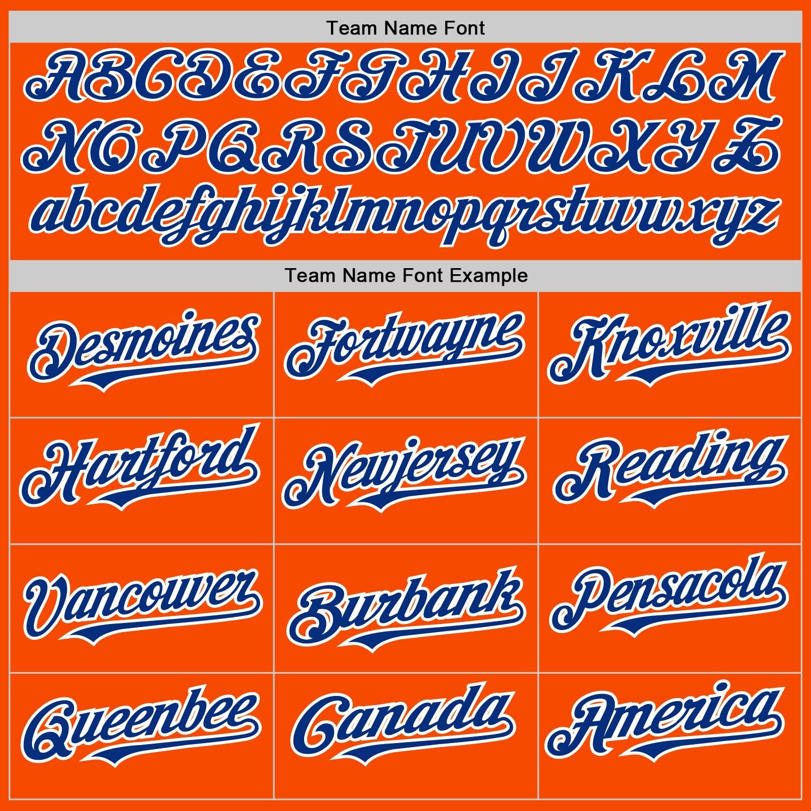 Custom Orange Royal-White Authentic Baseball Jersey