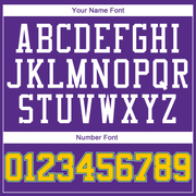 Custom Purple Gold-Kelly Green Authentic Baseball Jersey