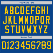 Custom Royal Gold-White Authentic American Flag Fashion Baseball Jersey