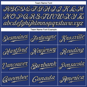 Custom Royal Gray-Black Authentic Baseball Jersey