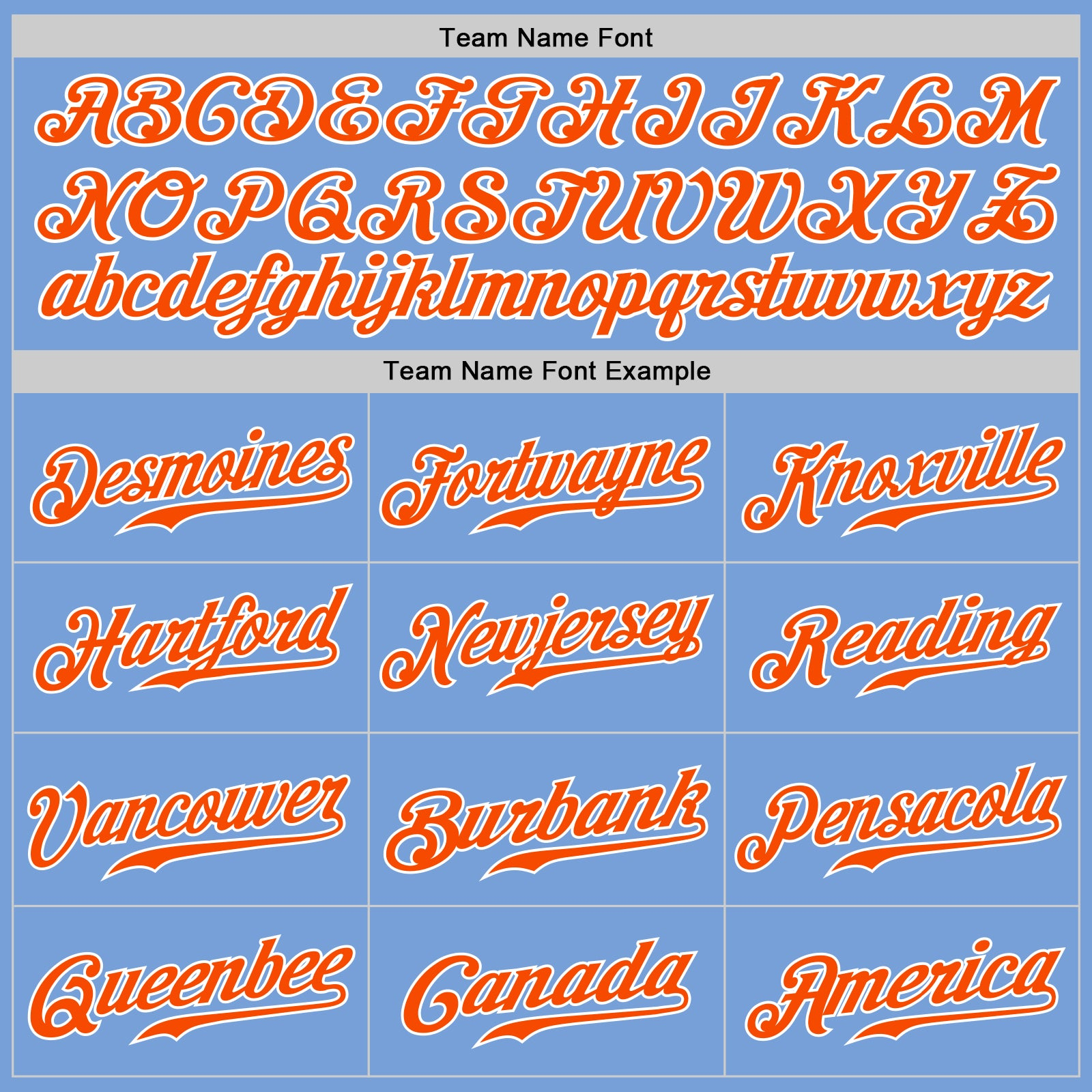 Custom Light Blue Orange-White Authentic Baseball Jersey