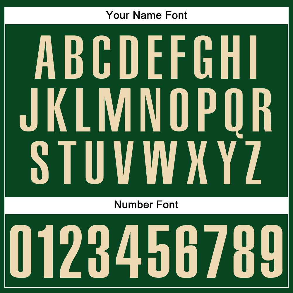 Custom Green Cream Authentic Baseball Jersey