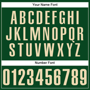 Custom Green Cream Authentic Baseball Jersey