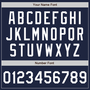 Custom Navy White Authentic Baseball Jersey