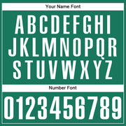 Custom Kelly Green White Authentic Baseball Jersey