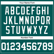 Custom Midnight Green White Authentic Baseball Jersey