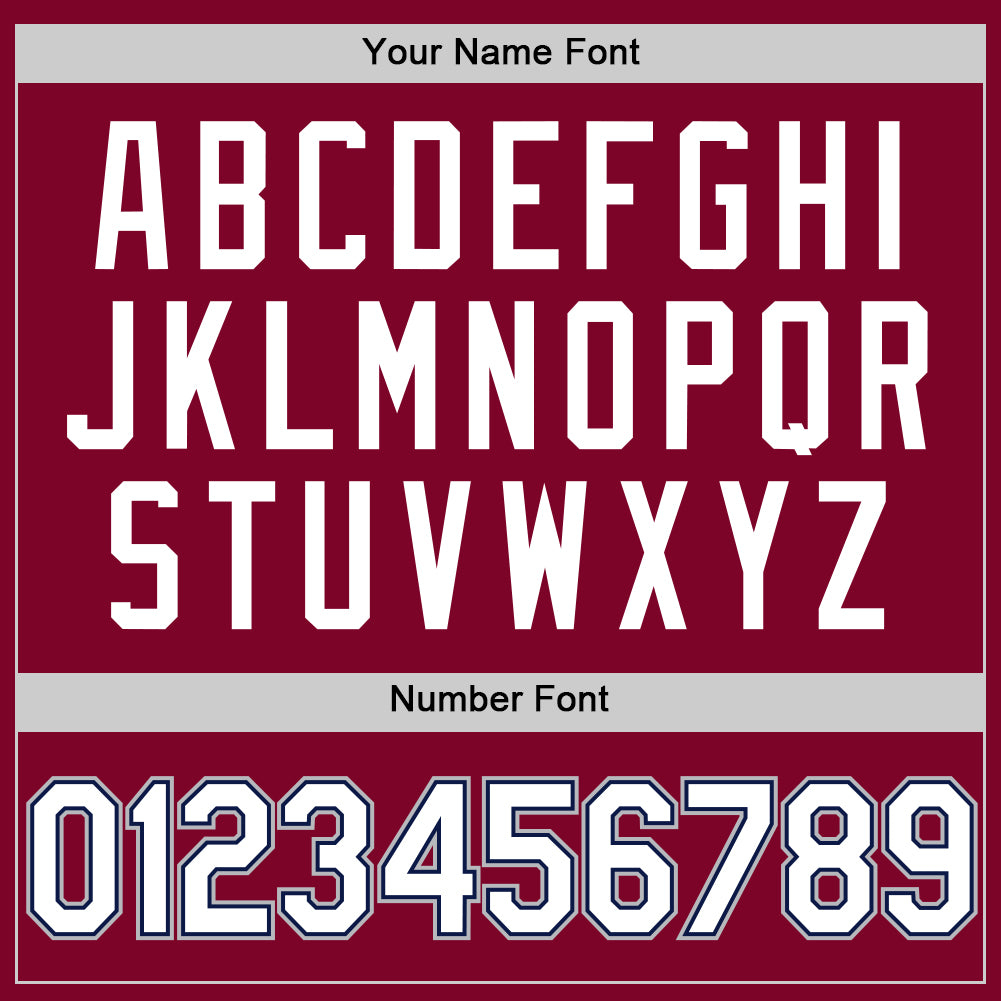 Custom Maroon Navy-Gray Authentic Throwback Baseball Jersey