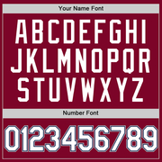 Custom Maroon Navy-Gray Authentic Throwback Baseball Jersey