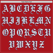 Custom Red White-Navy Authentic Baseball Jersey