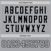 Custom Gray Gray-Black Authentic Baseball Jersey