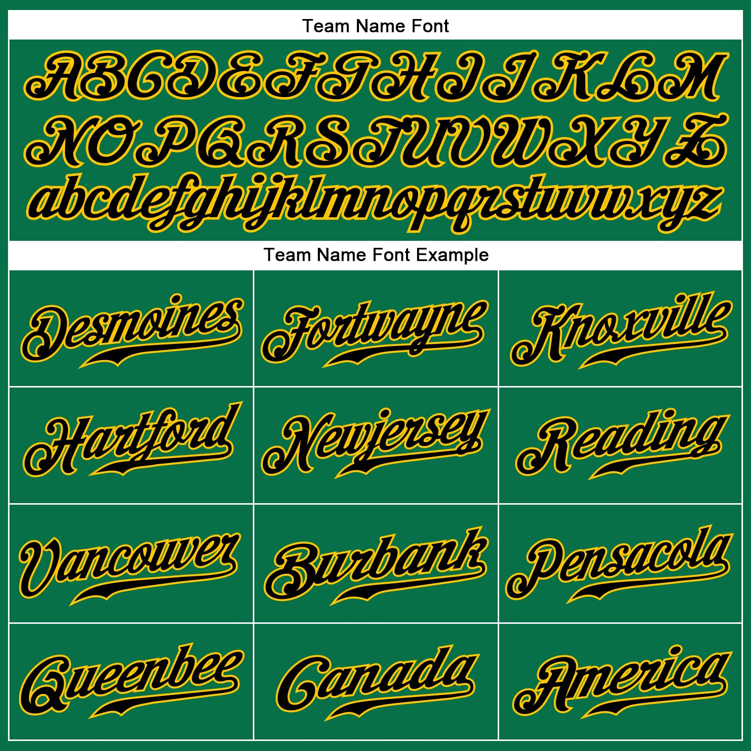 Custom Kelly Green Black-Gold Authentic Baseball Jersey