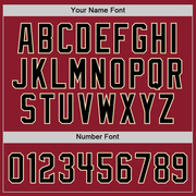 Custom Maroon Black-City Cream Mesh Authentic Throwback Baseball Jersey