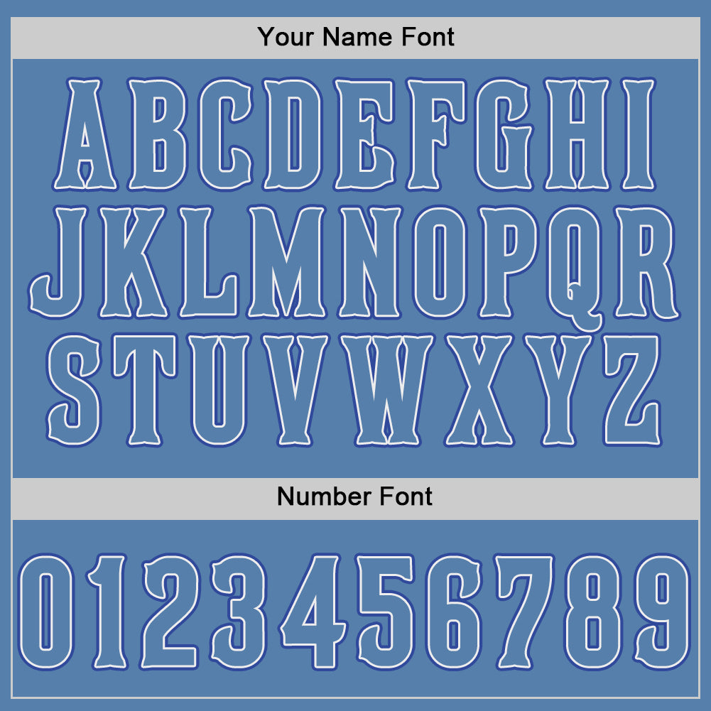 Custom Light Blue Light Blue-Royal Authentic Baseball Jersey