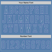 Custom Light Blue Light Blue-Royal Authentic Baseball Jersey