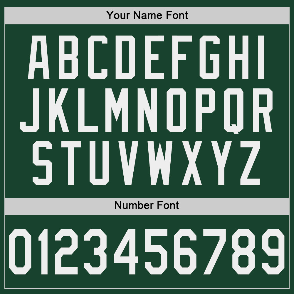 Custom Green White-Gold Authentic Baseball Jersey