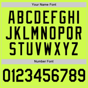 Custom Neon Green Black-White Authentic Throwback Baseball Jersey