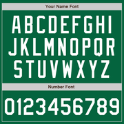 Custom Kelly Green White Authentic Baseball Jersey