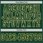 Custom Green Green-Gold Authentic Baseball Jersey