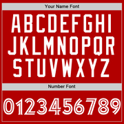 Custom Red White Authentic Baseball Jersey