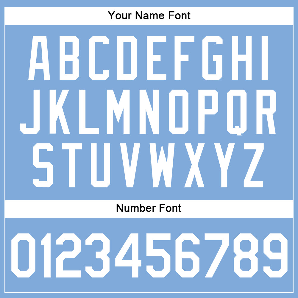 Custom Light Blue White Authentic Baseball Jersey