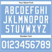 Custom Light Blue White Authentic Baseball Jersey