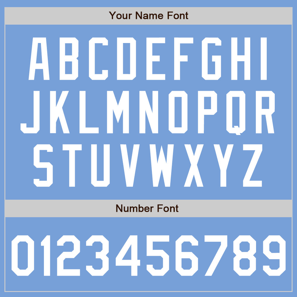 Custom Light Blue White Authentic Baseball Jersey