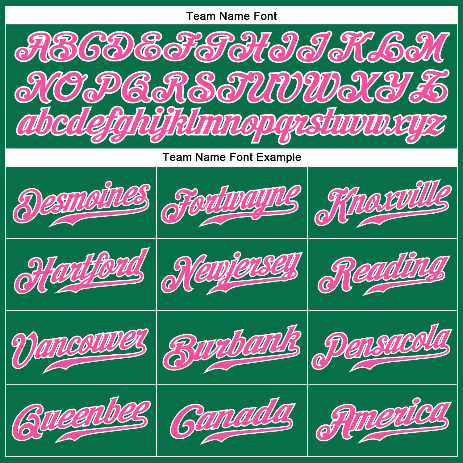 Custom Kelly Green Pink-White Authentic Baseball Jersey