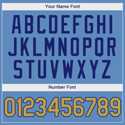 Custom Light Blue Old Gold-Royal Authentic Baseball Jersey