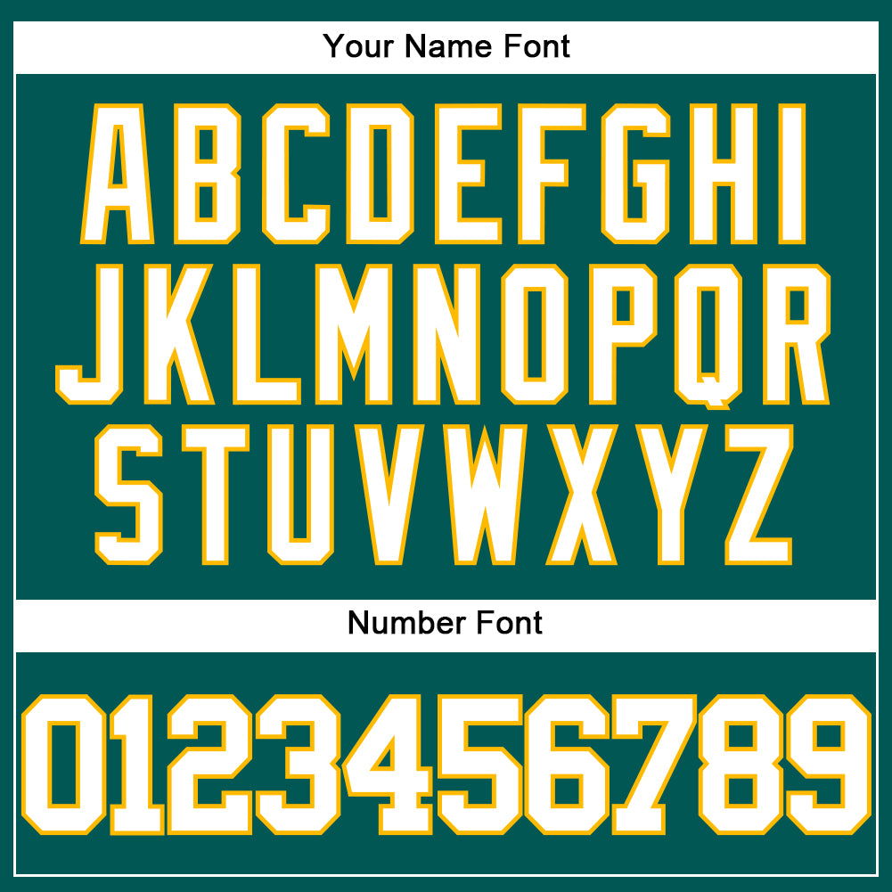 Custom Midnight Green White-Gold Authentic Baseball Jersey