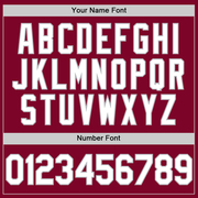 Custom Maroon White-Gray Authentic Throwback Baseball Jersey