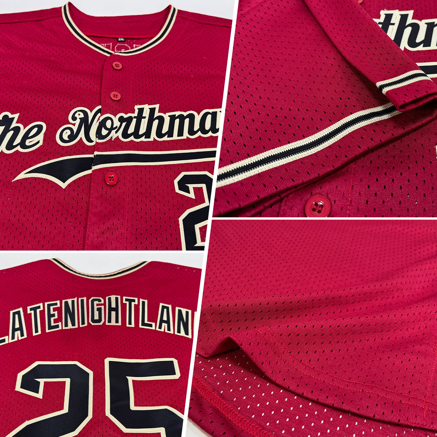 Custom Maroon Black-City Cream Mesh Authentic Throwback Baseball Jersey