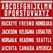 Custom Red White-Gray Authentic Baseball Jersey