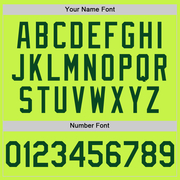 Custom Neon Green Green Mesh Authentic Throwback Baseball Jersey