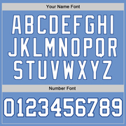 Custom Light Blue White-Royal Authentic Baseball Jersey