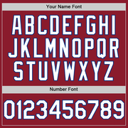 Custom Maroon White-Royal Mesh Authentic Throwback Baseball Jersey