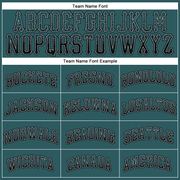 Custom Midnight Green Black-Gray Authentic Drift Fashion Baseball Jersey