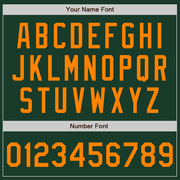 Custom Green Bay Orange Authentic Baseball Jersey